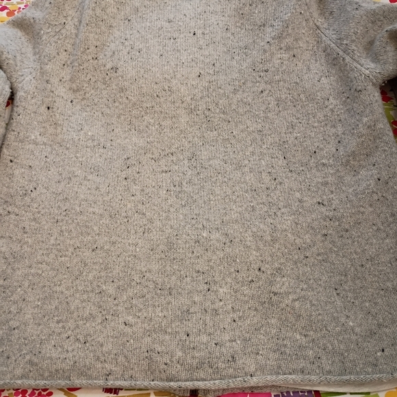 Irelandseye Grey Hooded Cardigan Sweater Size XL.  Wool And Cashmere Blend - Picture 6 of 10